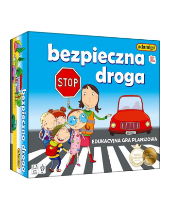 Bezpieczna droga - edukacyjna gra planszowa ADAMIGO