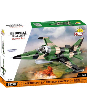 COBI 2422 Historical Collection Vietnam War Wojna w Wietnamie Samolot myśliwski Northrop F-5A Freedom 352 klocki