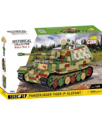 COBI 2582 Historical Collection WWII Czołg Pznzerjager Toger (P) Elefant 1252 klocki