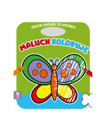 booksandfun Książeczka Maluch koloruje. Motyle