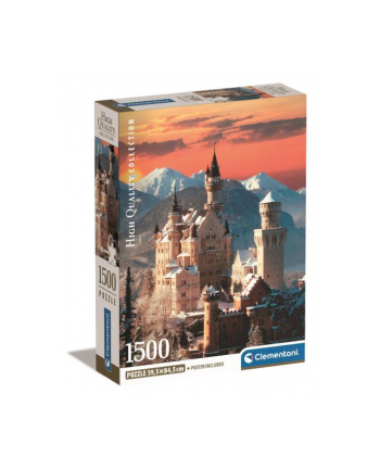 Clementoni Puzzle 1500el Compact Neuschwanstein 31716