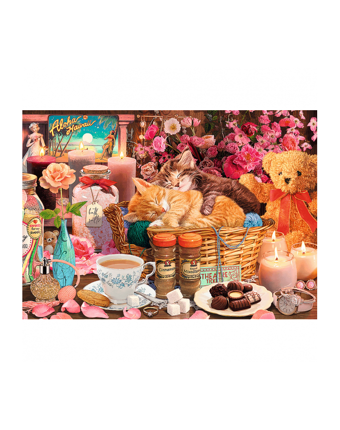 Puzzle 1000el Premium Plus Tea time Wszystko co przyjemne 10802 Trefl główny