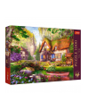 Puzzle 1000el Premium Plus Tea time Urocza chatka w lesie 10804 Trefl - nr 2