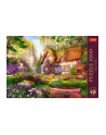 Puzzle 1000el Premium Plus Tea time Urocza chatka w lesie 10804 Trefl - nr 4