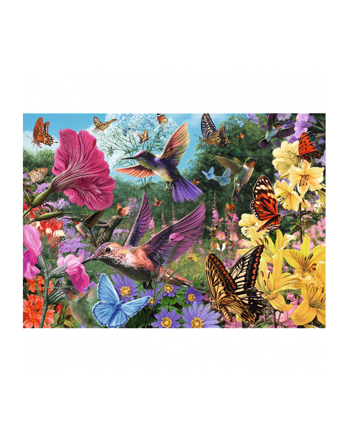 Puzzle 1000el Premium Plus Tea time Ogród dla ptaków 10806 Trefl główny