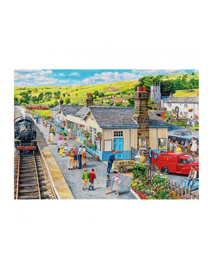 Puzzle 1000el Premium Plus Tea time Dworzec kolejowy 10810 TREFL główny