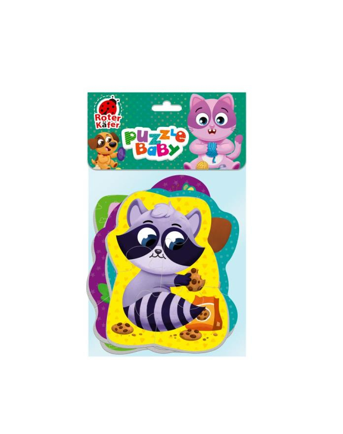 czerwonyer kafer Baby puzzle Zwierzęta domowe RK6010-05 główny