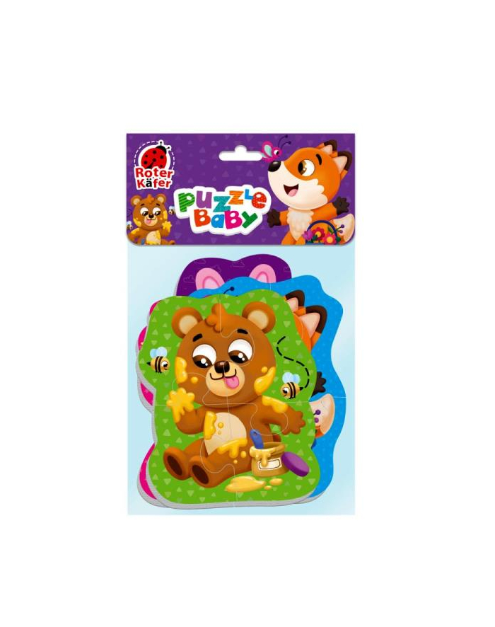 czerwonyer kafer Baby puzzle Zwierzęta leśne RK6010-06 główny