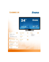 iiyama Monitor 24 cale T2438MSC-B1 IPS,FHD,DP,HDMI,2x2W,2xUSB,600(cd/m2),   10pkt.7H,IP1X(FRONT),PION/POZIOM - nr 67