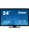 iiyama Monitor 24 cale T2438MSC-B1 IPS,FHD,DP,HDMI,2x2W,2xUSB,600(cd/m2),   10pkt.7H,IP1X(FRONT),PION/POZIOM - nr 80