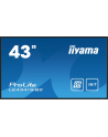 iiyama Monitor 42.5 cala ProLite LE4341S-B2 IPS,FHD,18/7,LAN,HDMI - nr 81