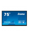 iiyama Monitor 75 cali ProLite TE7512MIS-B3 AG,INFRARED,40pkt,IPS,4K - nr 74