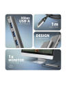 axagon HMC-5H Wieloportowy hub USB-C 3.2 Gen 1, 3x USB-A, 4K HDMI, PD 100W, 100cm USB-C kabel - nr 30