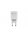 natec Ładowarka sieciowa Ribera GAN 1X USB-A + 1X USB-C 30W Biała - nr 17