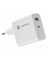natec Ładowarka sieciowa RIBERA GAN 1X USB-A + 1X USB-C 65W Biała - nr 10