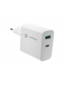 natec Ładowarka sieciowa RIBERA GAN 1X USB-A + 1X USB-C 65W Biała - nr 7