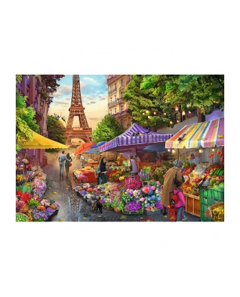 Puzzle 1000el Premium Plus Tea time Targi kwiatowe Paryż 10799 Trefl nr 1