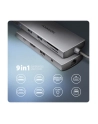 axagon HMC-8HLSA Wieloportowy hub USB-C 3.2 Gen 1 hub, 3x USB-A + 4K/30Hz HDMI + SD/microSD, GLAN, Audio, PD 100W, 20cm USB-C kabel - nr 33