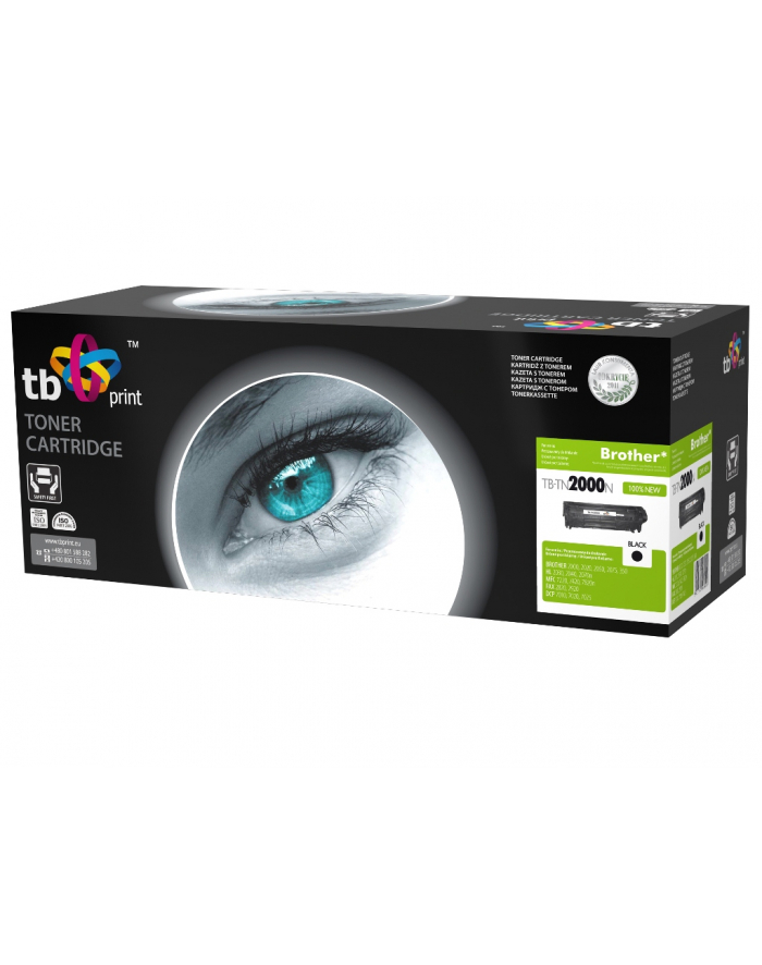 Toner TB Print TB-TN2000N (Brother TN 2000) Black 100% nowy główny
