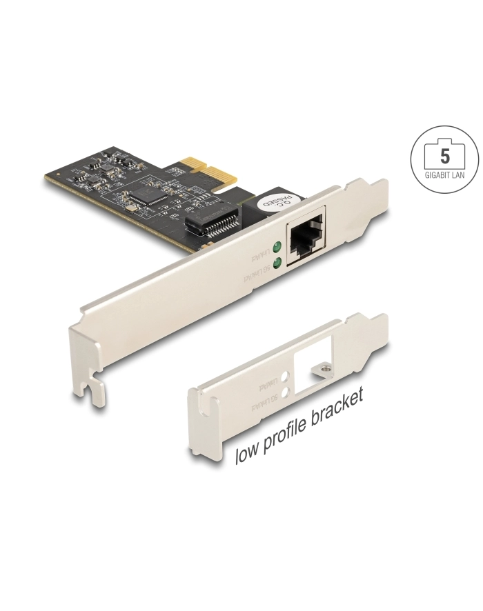 DeLOCK PCI Express x1 Card for 1 x RJ45 5 Gigabit LAN RTL8126 główny