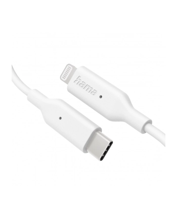 Hama Lightning/USB-C MFI 1m biały (201598)