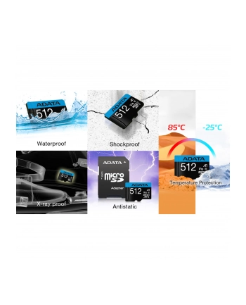 ADATA Premier 512GB microSDXC (UHS-I U1, Class 10, V10, A1) nr 1