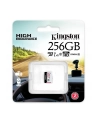 Kingston High Endurance 256GB microSDXC Memory Card (White/Black, UHS-I U1, Class 10, A1) - nr 10