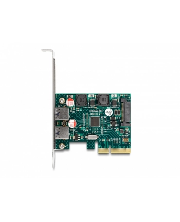 DeLOCK PCI Express x4 card for 2 x external USB 10 Gbps Type-A socket, USB controller nr 2