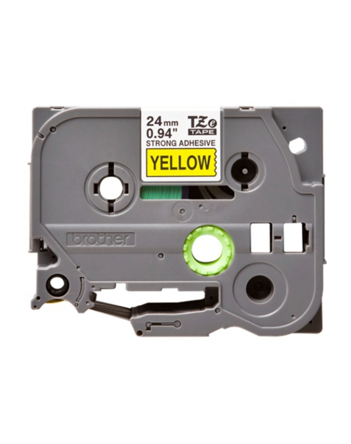 Bczerwonyher label tape TZe-S651 (yellow, 24 mm wide, Kolor: CZARNY on yellow) główny