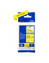 Bczerwonyher label tape TZe-S651 (yellow, 24 mm wide, Kolor: CZARNY on yellow) - nr 5