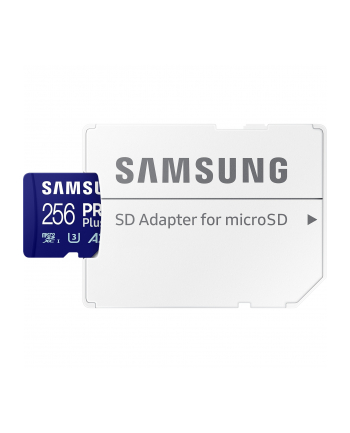 SAMSUNG PRO Plus 256 GB microSDXC (2023), memory card (blue, UHS-I U3, Class 10, V30, A2)