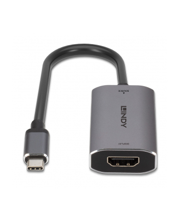 Lindy USB converter 8K60, USB-C male > HDMI female (silver/grey, 11cm) nr 2