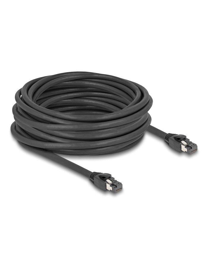 DeLOCK network cable RJ-45 Cat.8.1 S/FTP, up to 40 Gbps (Kolor: CZARNY, 10 meters) główny