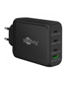 goobay USB-C PD multiport quick charger 100 watts (Kolor: CZARNY, 1x USB-A QC, 3x USB-C PD, GaN technology) - nr 5