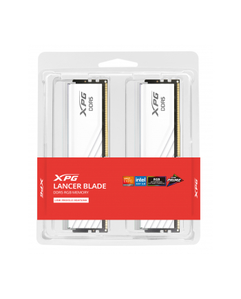 ADATA DDR5 - 32GB - 6000 - CL - 30 (2x 16 GB) dual kit, RAM (Kolor: BIAŁY, AX5U6000C3016G-DTLABRWH, XPG Lancer Blade RGB, INTEL XMP, AMD EXPO)