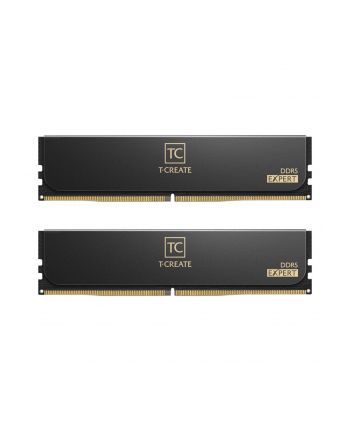 Team Group DDR5 - 32GB - 6400 - CL - 40 (2x 16 GB) dual kit, RAM (Kolor: CZARNY, CTCED532G6400HC40BDC01, AMD EXPO)