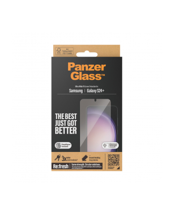 PanzerGlass screen pczerwonyector, pczerwonyective film (transparent, Samsung Galaxy S24 Plus, EasyAligner)