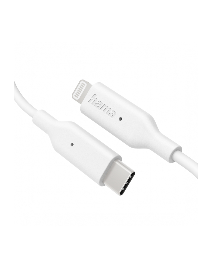 Hama Lightning/USB-C MFI 1m biały (201598) główny