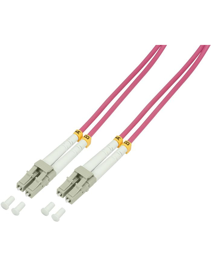 Logilink światłowód OM4 LC-LC 15.0m fioletowy (FP4LC15) główny