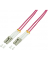 Logilink światłowód OM4 LC-LC 15.0m fioletowy (FP4LC15) - nr 3