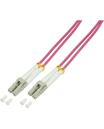 Logilink światłowód OM4 LC-LC 15.0m fioletowy (FP4LC15)