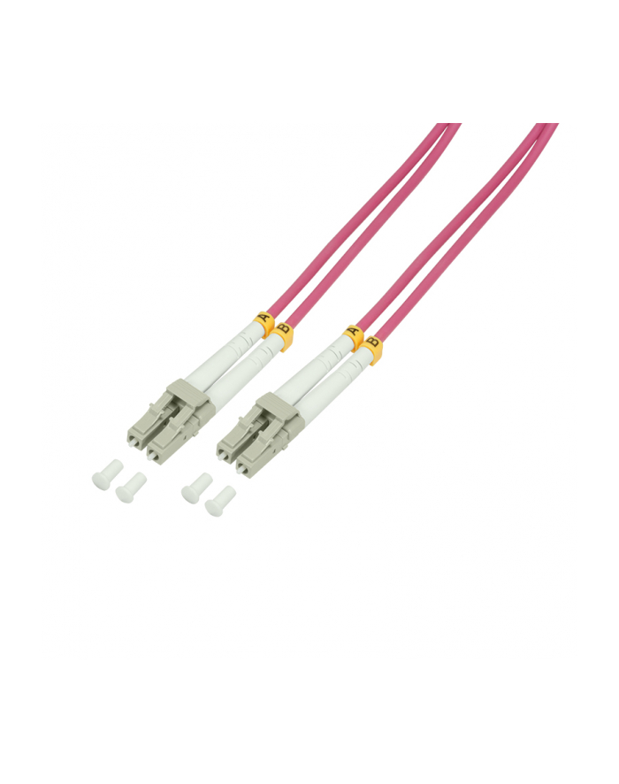 Logilink światłowód OM4 LC-LC 15.0m fioletowy (FP4LC15) główny
