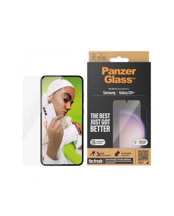 PanzerGlass screen pczerwonyector, pczerwonyective film (transparent, Samsung Galaxy S24 Plus, EasyAligner) nr 1