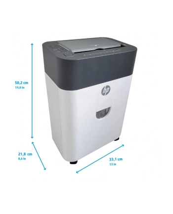 hewlett-packard HP Niszczarka ONESHRED Auto 100CC, biało-szara nr 2