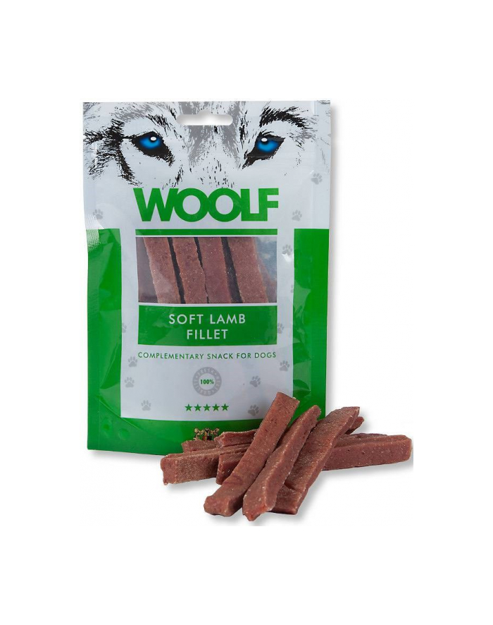 WOOLF Przysmak Soft Lamb Fillets dla psa 100g główny