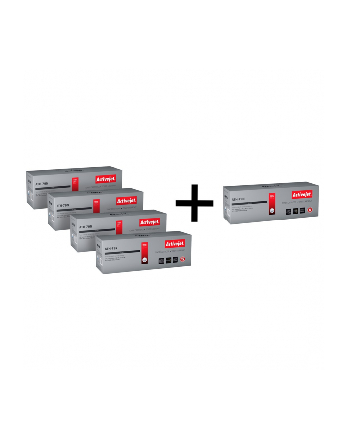 4 x Activejet toner do HP 79A CF279A new ATH-79N + Activejet toner do HP 79A CF279A new ATH-79N za 1 zł główny
