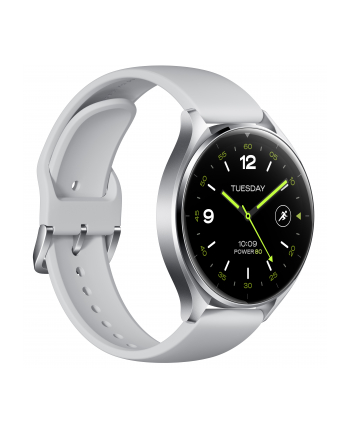 Xiaomi Watch 2 Sliver Case With grey TPU Strap