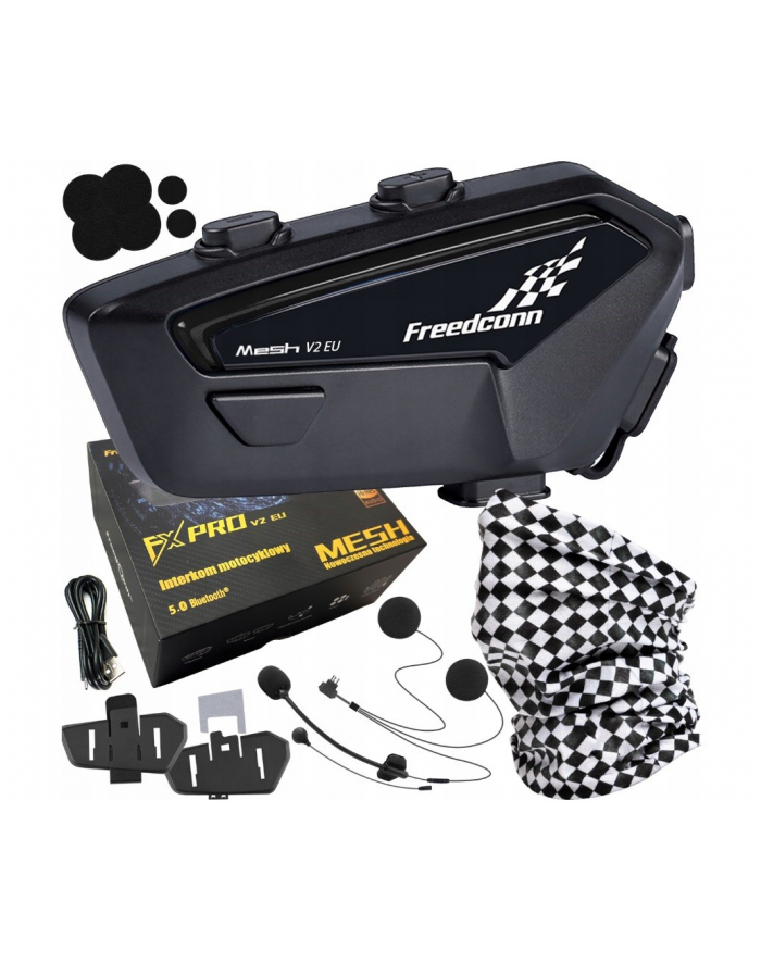 freedconn Interkom motocyklowy FreenConn FX Pro V2 (wersja europejska) MESH główny