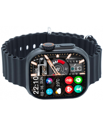 Smartwatch Kiano Watch Solid (Kolor: CZARNY and blue stripe)