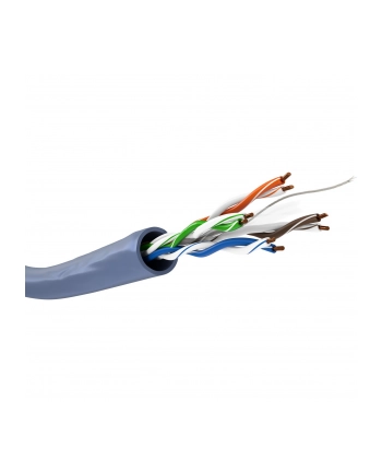 Goobay CAT 6a kabel sieciowy, U/UTP, Niebieski 100 m nr 1
